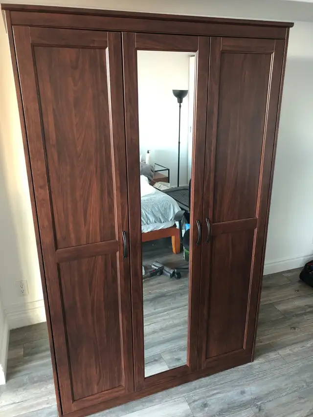 IKEA SONGESAND 3 DOOR WARDROBE BROWN | Dressers & Wardrobes | City of  Toronto | Free local classifieds - Kijiji