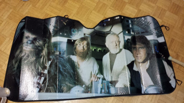 Rare Star wars Millennium sunshade sun shade car auto in Arts & Collectibles in Cambridge