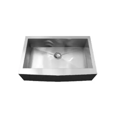 Kindred Single Bowl 32.87" x 20.69" Apron Front Farmhouse Sink S, View more
