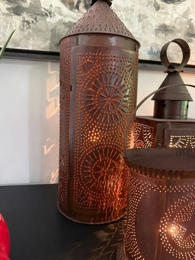 Irvin’s Tinware Lanterns - Set of 5 in Home Décor & Accents in Trenton - Image 6