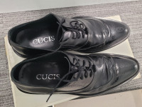 Chaussures habillées de luxe 8.5 hommes style oxford, par CUCIS.
