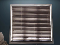 Horizontal blinds - grey/brown