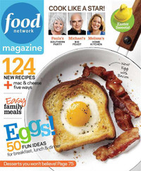Food Network Magazine April 2010: 50 Fun Eggs Ideas Easter Sweet