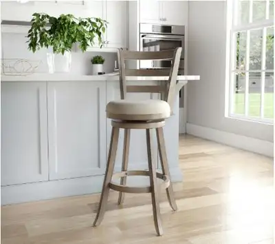 Wood Bar Height Swivel Stool, View more