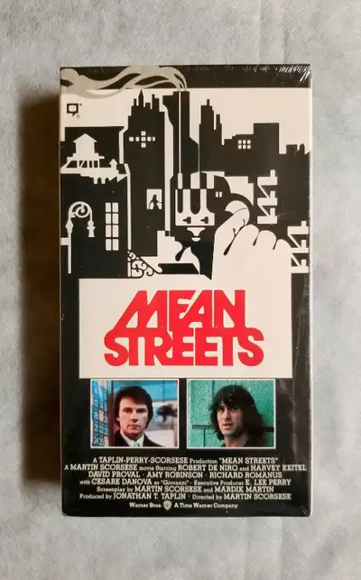 Mint Factory Sealed 70s Film ROBERT DI NERO MEAN STREETS VHS HIFI Tape