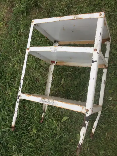 Metal shelving unit for $20. Antique vintage. I deliver!, View more