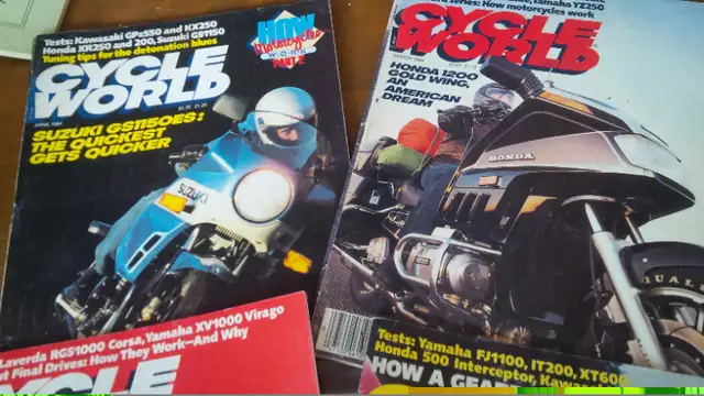 4 Cycle World Magazines, Mar, Apr, Aug, Oct, 1984  4/$20.00 in Arts & Collectibles in Stratford - Image 3