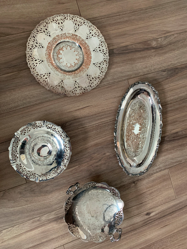 Silver plate serving dishes in Kitchen & Dining Wares in St. John's