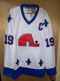 Joe Sakic Colorado Avalanche Signed 2001 Stanley Cup Vintage CCM Jersey