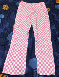 Women’s Pink Checkerboard jeans