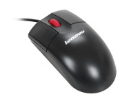 Souris Lenovo Black 3 Buttons Wheel USB Wired Optical Mouse