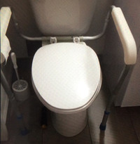 Appuis bras pour toilette/Toilet safety rail