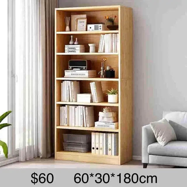 wood open-shelf bookcase in Bookcases & Shelving Units in Mississauga / Peel Region - Image 2