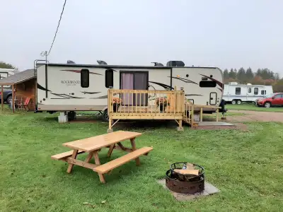 Large 3way sites alont the river, wifi, suited for retired couples, salmon fisherman For more inform...