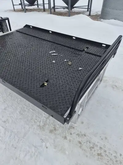 Brand new X Deck 8ft sled deck. Adjustable to fit in 6.5' box aswell. Super clamps/hooks Folding Ram...