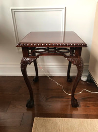 Two Victorian End Tables
