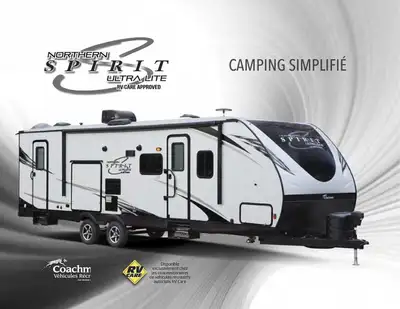 Financing Available! 2019 Coachmen Northern Spirit Ultra-Lite 2963BH. Sleeps up to 10. Leather inter...
