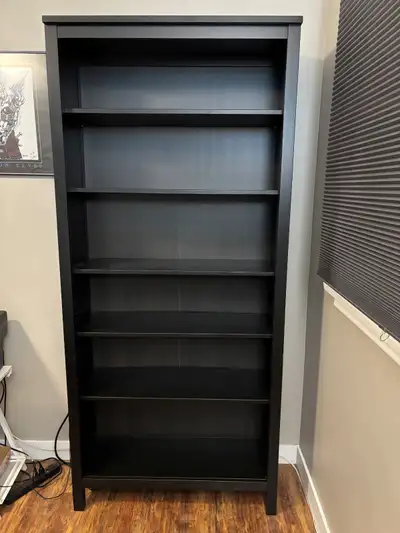 IKEA HEMNES black-brown bookcase, 90x197 cm (35 3/8x77 1/2 "), View more