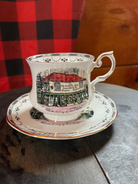 Antique cup and saucer Charles Dickens “The Old Curiosity Shop”