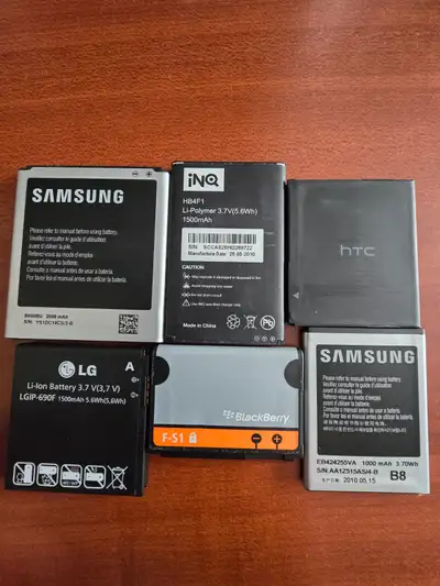 Varies cellphone batteries, View more