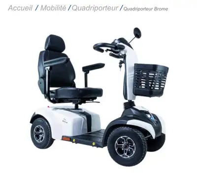 Le plus chic des quadriporteurs! neuf modèle Brome 40km 13km/h, View more