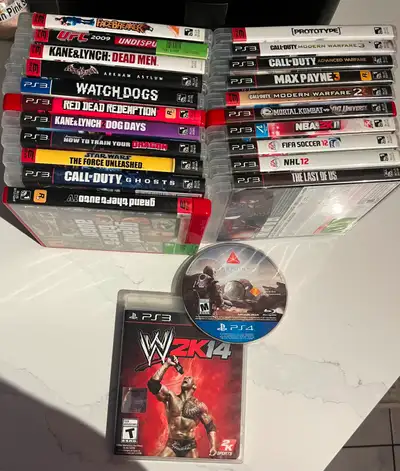 Sony PlayStation PS3 Games - 23 games in total, View more