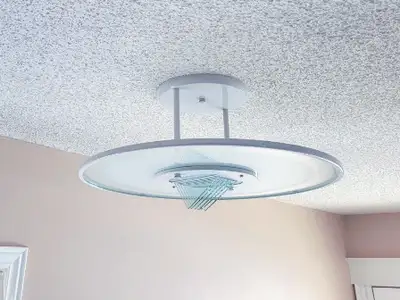 Large Pendant Ceiling Light, White Finish, View more