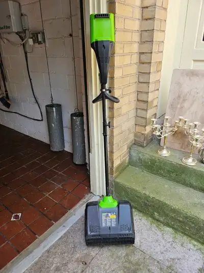 Green works cordless snow shovel, View more