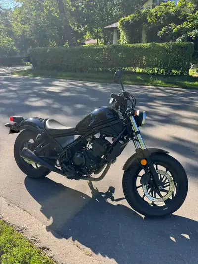 Selling my 2018 Honda Rebel 300 ABS for $5000 OBO. I bought this Rebel back in 2020 and it has serve...