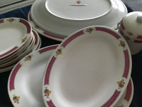 COLLECTION OF CHINA OVAL PORCELAIN PLATTERS