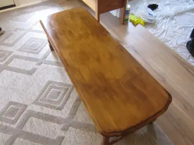 solid wood coffee table, View more