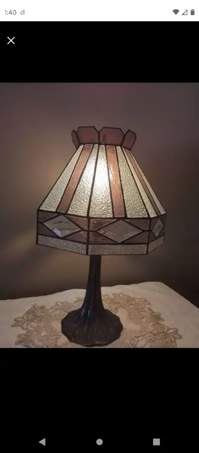 Stain Glass Lamp, professionally crafted, View more