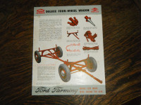 Dearborn  Ford Tractor four Wheel Wagon Brochure Sheet
