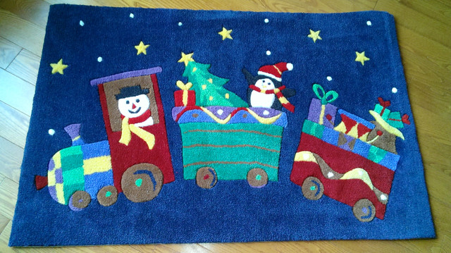 Tapis de Noël Anglo Oriental / Anglo Oriental Christmas Rug dans Fêtes et événements  à Laval/Rive Nord