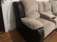 Living room recliner sectional 