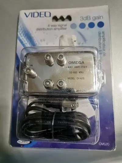 4-Port Distribution Amplifier for Cable and Antenna Signal, View more