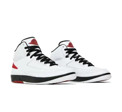 Air Jordan 2 Retro White/Varsity Red-Black, View more