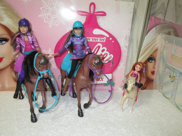 Disney Poupée Princesse Raiponce Cendrillon Belle Cheval Barbie in Toys & Games in Longueuil / South Shore - Image 3