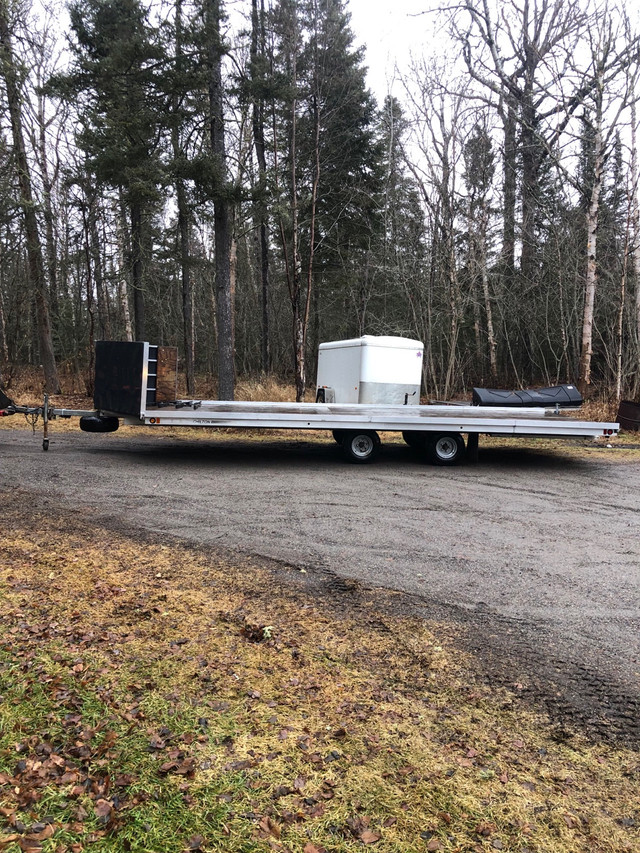 2015 Chilton All Aluminum 4 Place Snowmobile Side x Side Trailer in Cargo & Utility Trailers in Thunder Bay