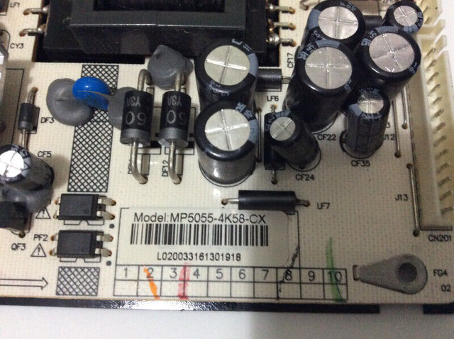 Power Board Model : MP5055-4K58-CX in TVs in Mississauga / Peel Region - Image 2