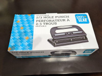 ADJUSTABLE 2-3 HOLE PUNCH $10 BRAND NEW
