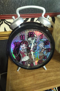 Monster High jumbo alarm clock