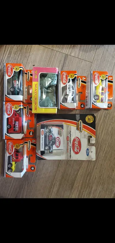 Matchbox cars all for 50 or singles 10 each.