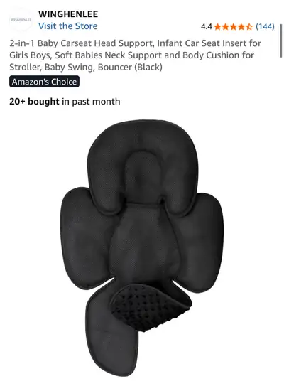 2-in-1 Baby Carseat Support, View more
