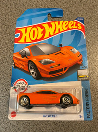 Hot wheels McLaren F1 orange color