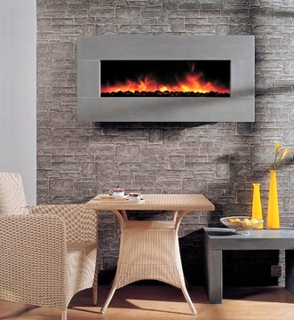 ELECTRIC FIREPLACE + 110 CM 43" WALL MOUNT + DYNASTY BG100 + NEW in Fireplace & Firewood in Burnaby/New Westminster