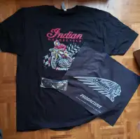 NEW Indian motorcycles Tshirt XXL rag glasses keychain t-shirt