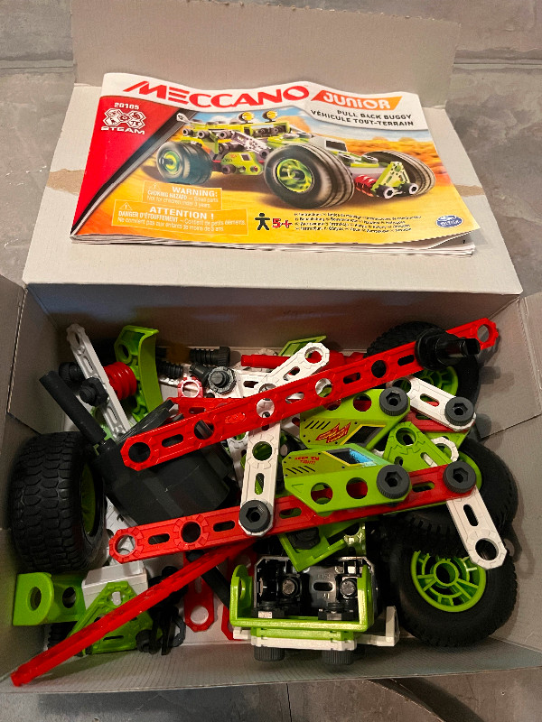  Meccano Junior, 3-in-1 Deluxe Pull-Back Buggy STEAM