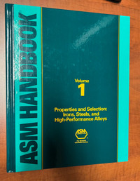 ASM HANDBOOK VOL 1: Properties and selection Iron, Steels, and  
