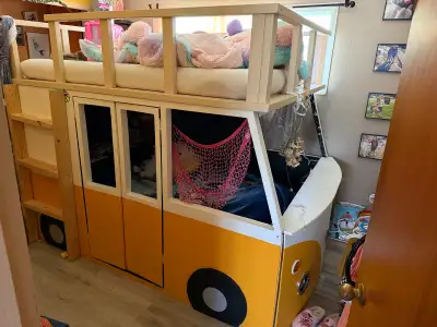  Volkswagen bus loft bedframe, View more